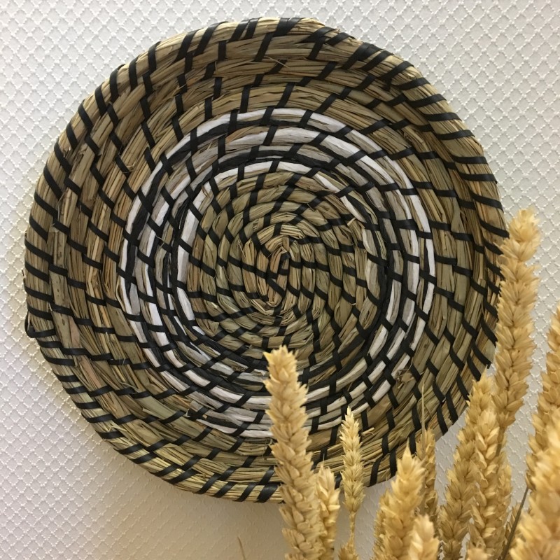 Panier Mural Festonné – Panier Mural En Osier Naturel