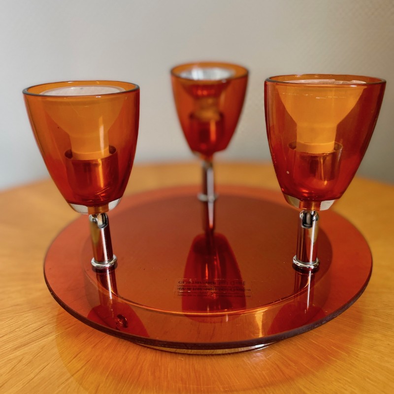 plafonnier lustre en verre