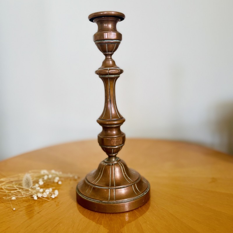 Chandelier - Cuivre, Émail - XXe siècle