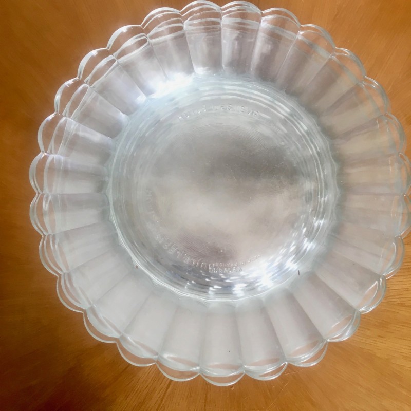 assiettes vintage 1960 1970 en verre duralex