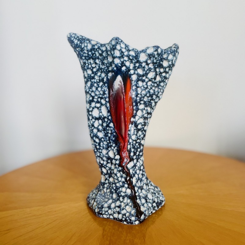 Rechaud Stövchen En Céramique Unique - Style Fat Lava Et Art Moderne Scandinave - Pièce De Designer