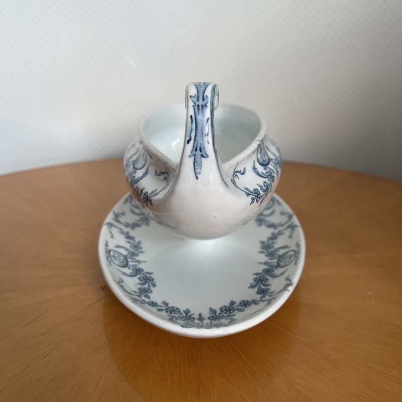 Saucière faïence Sarreguemines. Obernai