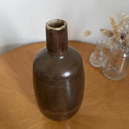 Bouteilles d'huile en grès - Céramique peinte à la main